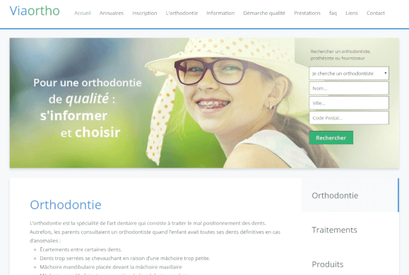 Viaortho : Design, développement, formation 