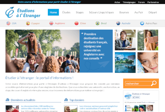 Étudions à l'étranger