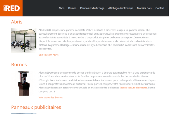 aloes red : Nouveau design & migration