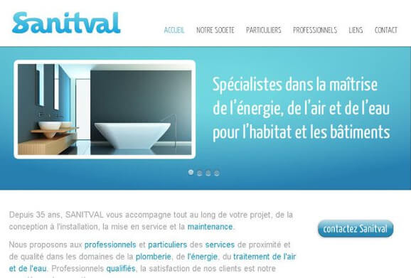 Sanitval - intégration du design & migration