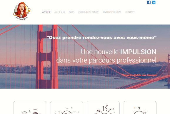 Création du site : MC coaching pro