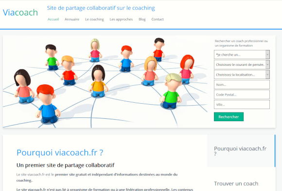 Viacoach : création du site
